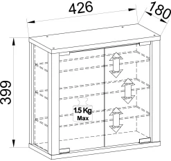 New VCM Vitrine VITROSA