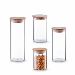 Hot zeller Vorratsglas Bamboodeckel