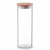 Discount zeller Vorratsglas Bamboodeckel