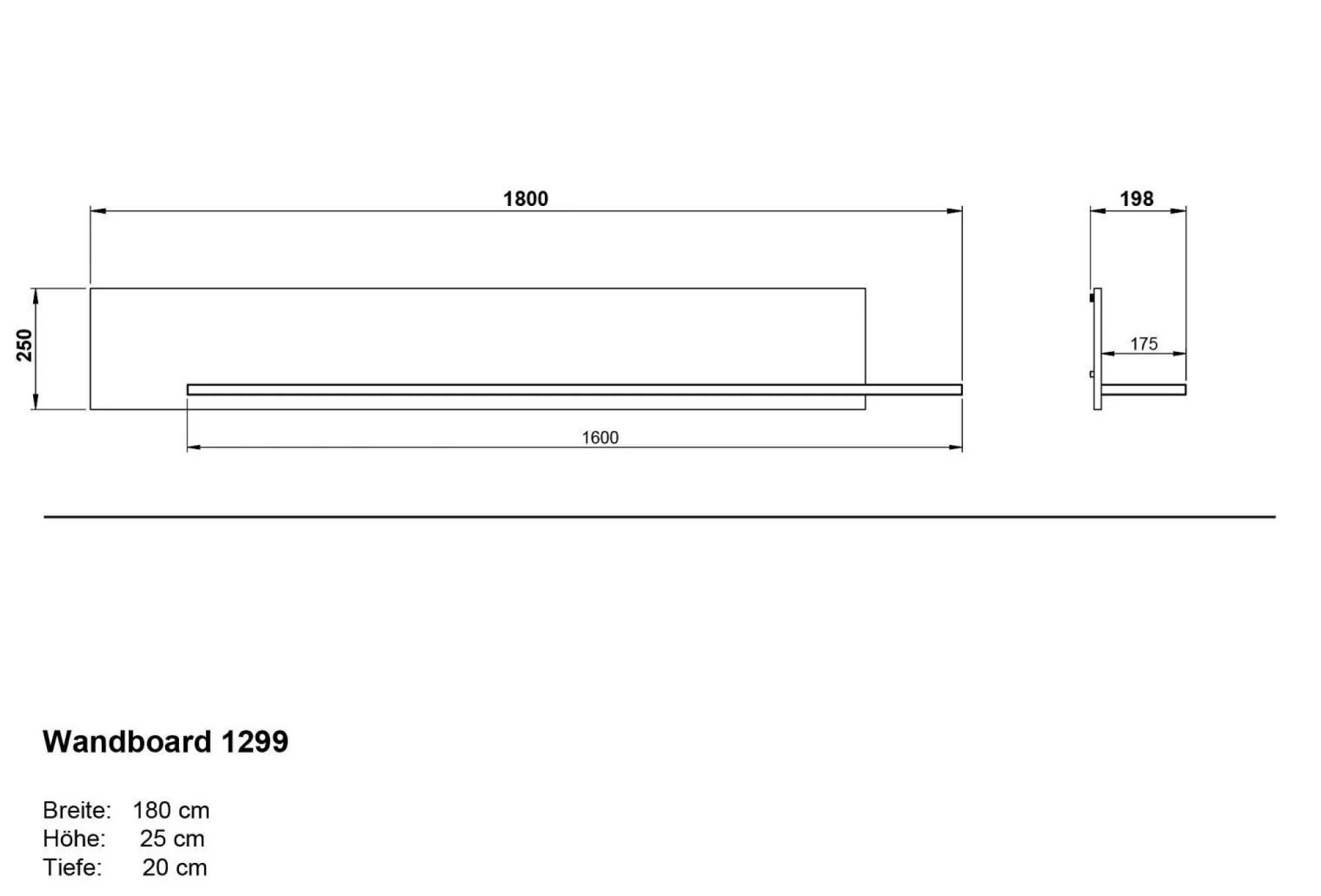 Hot GERMANIA Wandboard CANTORIA