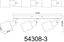 GLOBO Lighting Wand-/Deckenspot HUBERTUS