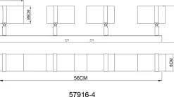 GLOBO Lighting Wand-/Deckenspot TRABBY