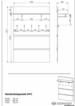 HARPER Wandgarderobe GENT