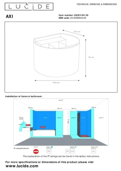 LUCiDE Wandleuchte AXI