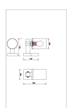 GLOBO Lighting Wandleuchte LILA