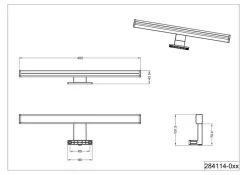 Best TRIO-Leuchten Wandleuchte LINO
