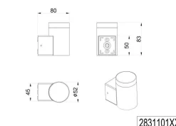 TRIO-Leuchten Wandleuchte RAY