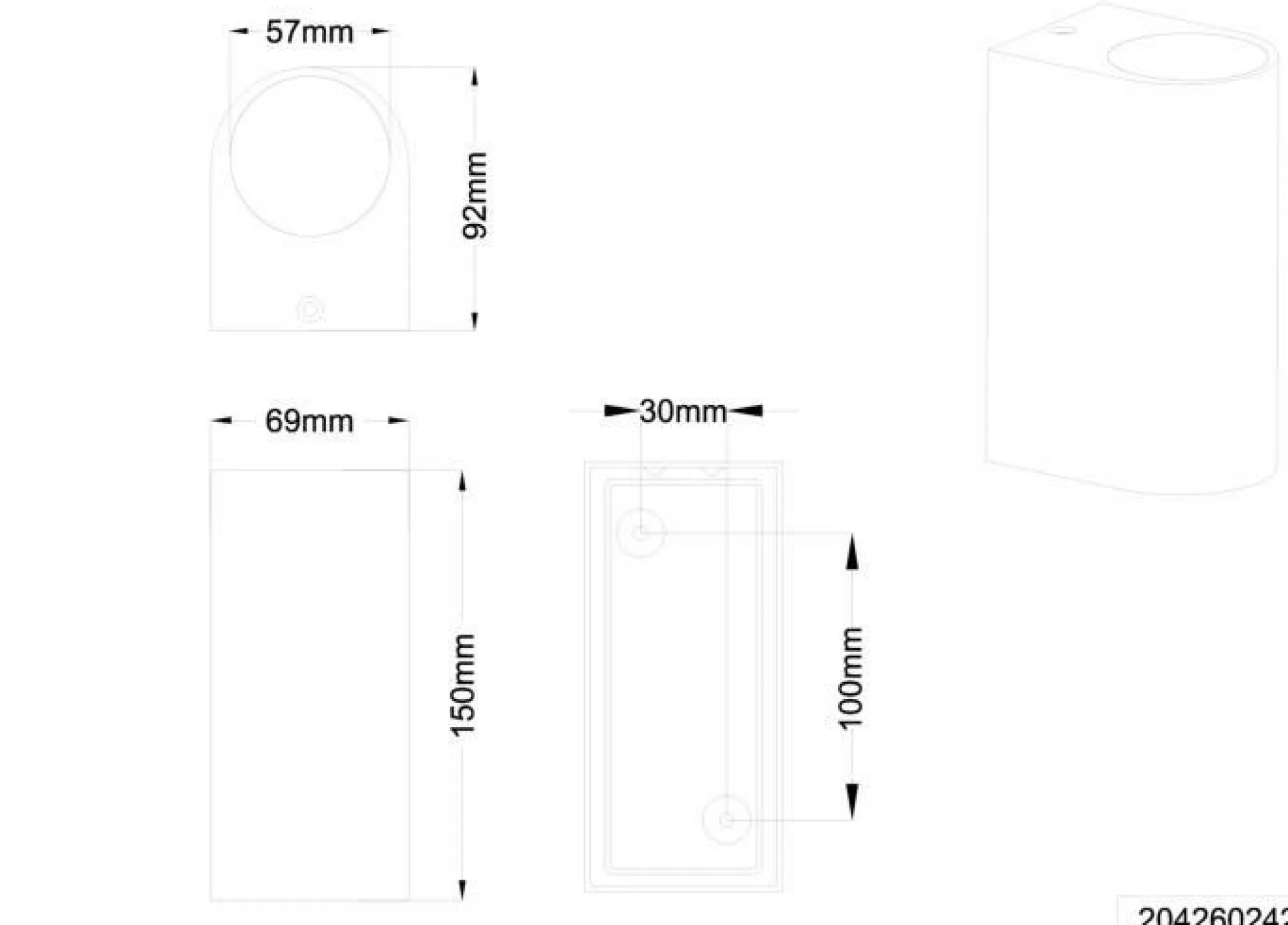 Online TRIO-Leuchten Wandleuchte ROYA