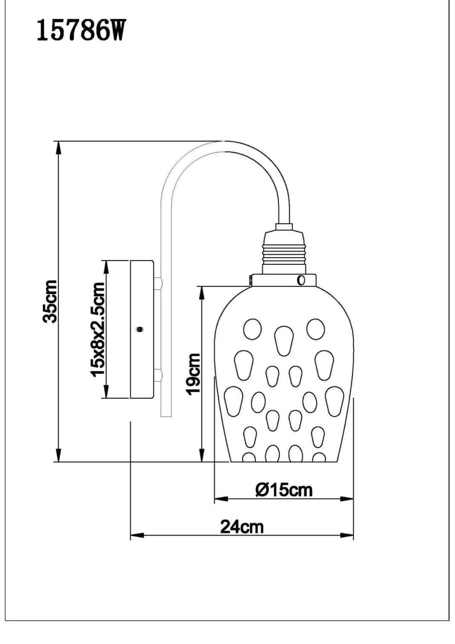 Online GLOBO Lighting Wandleuchte SALVY