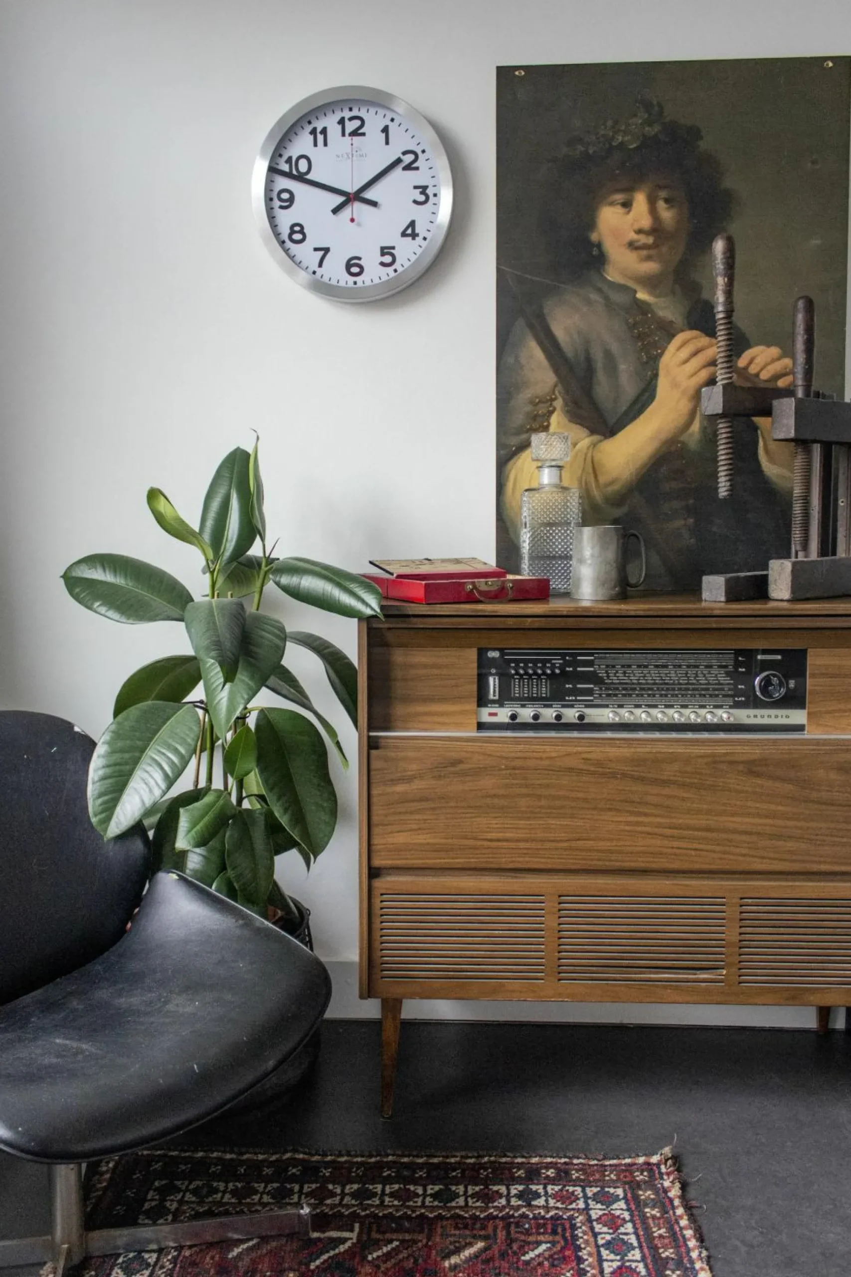 Clearance NEXTIME Wanduhr STATION RADIO CONTROL