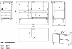 GERMANIA Waschbeckenunterschrank