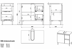 Online GERMANIA Waschbeckenunterschrank