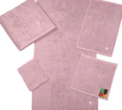 Hot ROSS Waschhandschuh VITA altrosa