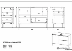 GERMANIA WB-Unterschrank MAURESA