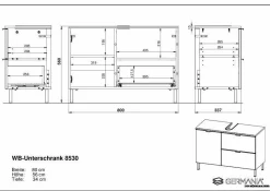 GERMANIA WB-Unterschrank MAURESA