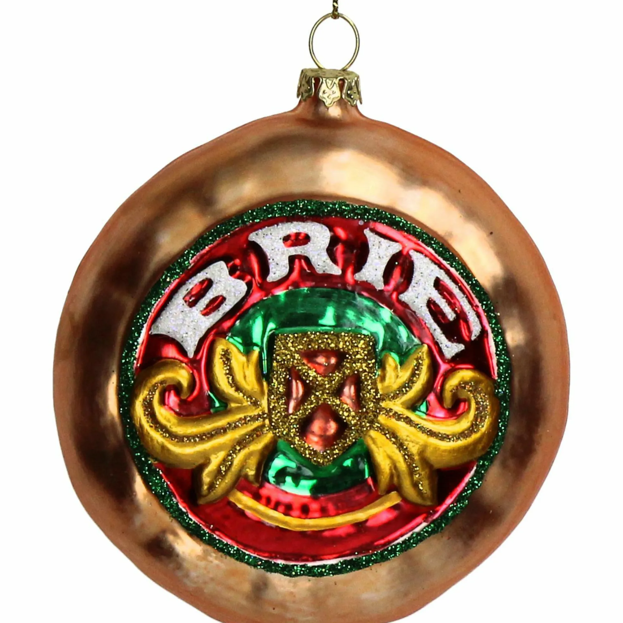 Sonstige Weihnachtskugel BRIE KÄSE