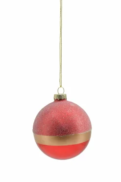 casa NOVA Weihnachtskugel GOLDEN STRIPE