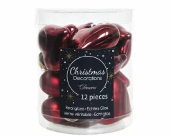 Sonstige Weihnachtskugel-Box Herzen OCHSENBLUT