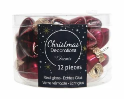 Sonstige Weihnachtskugel-Box Sterne OCHSENBLUT