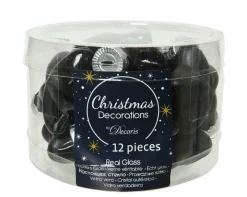 Sonstige Weihnachtskugel-Box Sterne SCHWARZ