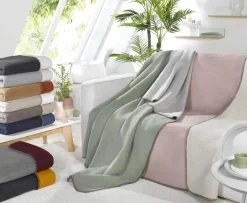 Biederlack Wohndecke BASIC peru-anthrazit