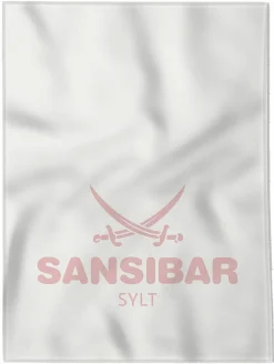 SANSIBAR Wohndecke weiß/pink