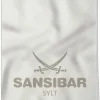 SANSIBAR Wohndecke weiß/taupe