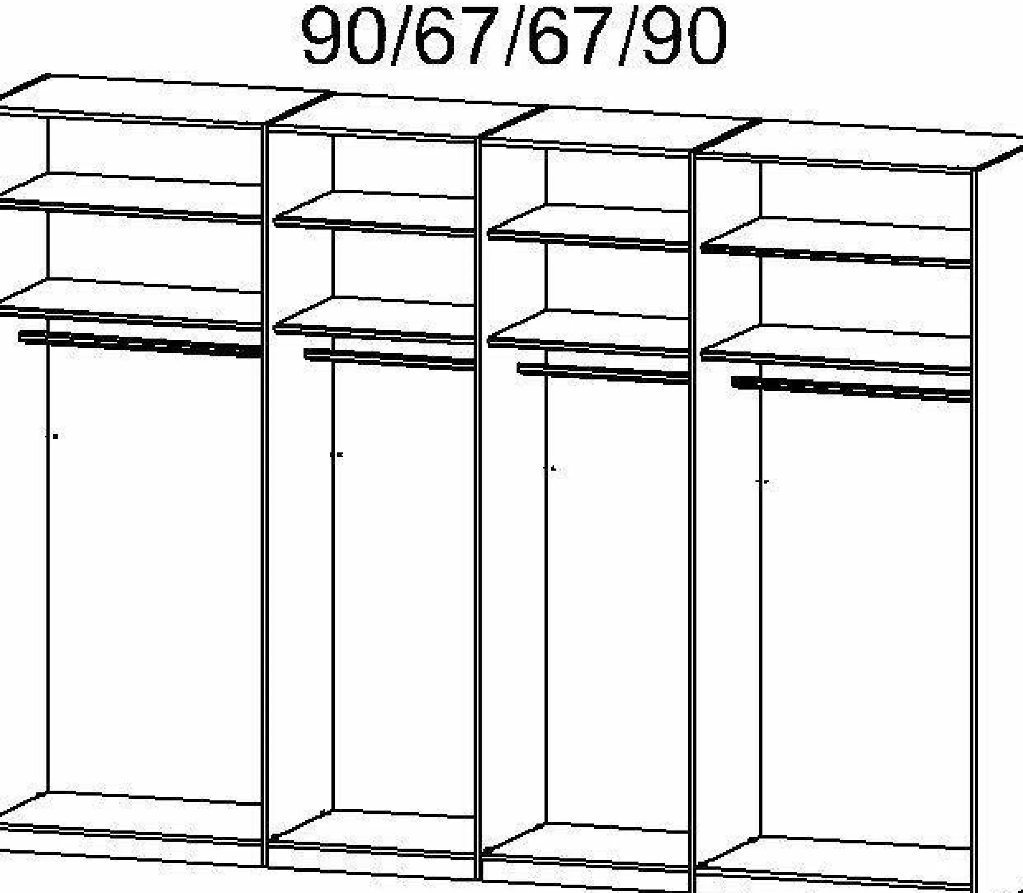 Clearance vito Wohnwand CALVA