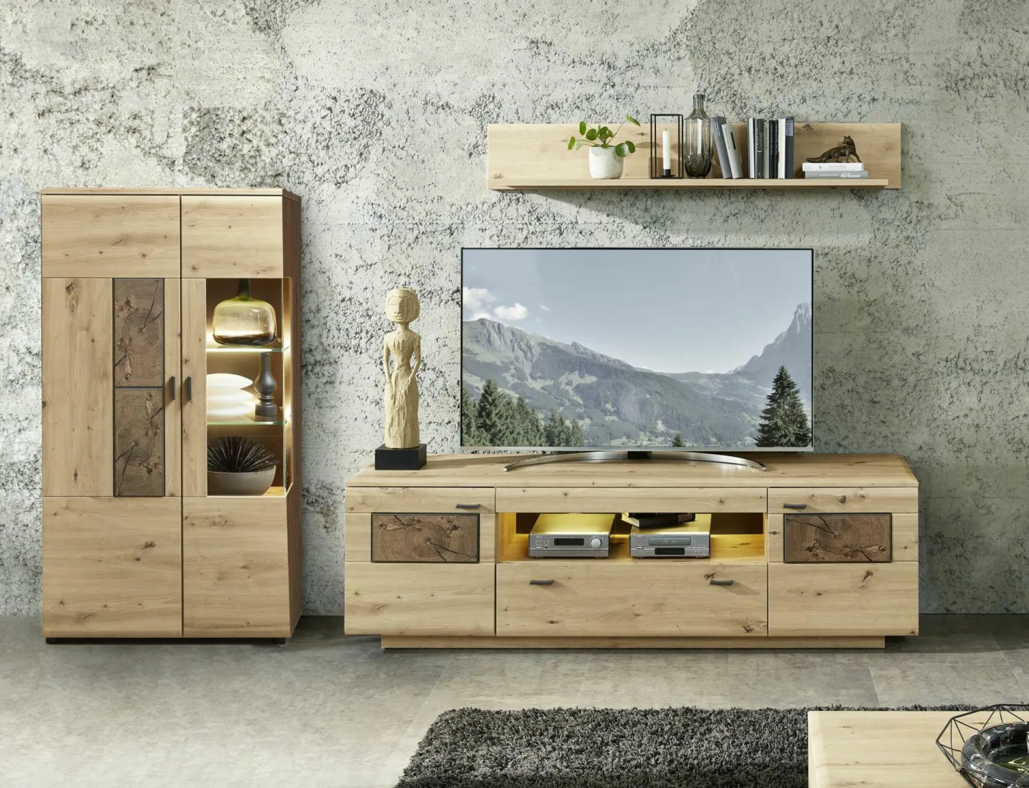 Outlet vito Wohnwand LAVADO